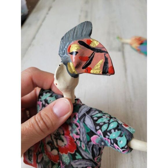 Poupee doll gray flower - Picture 3 of 7